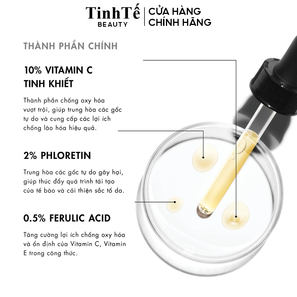 Tinh chất dưỡng làm sáng, đều màu da và giúp da săn chắc Skinceuticals Phloretin CF 30ml