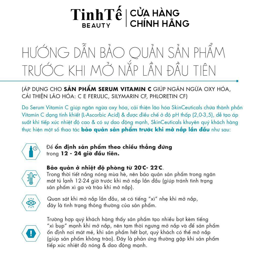 Tinh chất dưỡng làm sáng, đều màu da và giúp da săn chắc Skinceuticals Phloretin CF 30ml