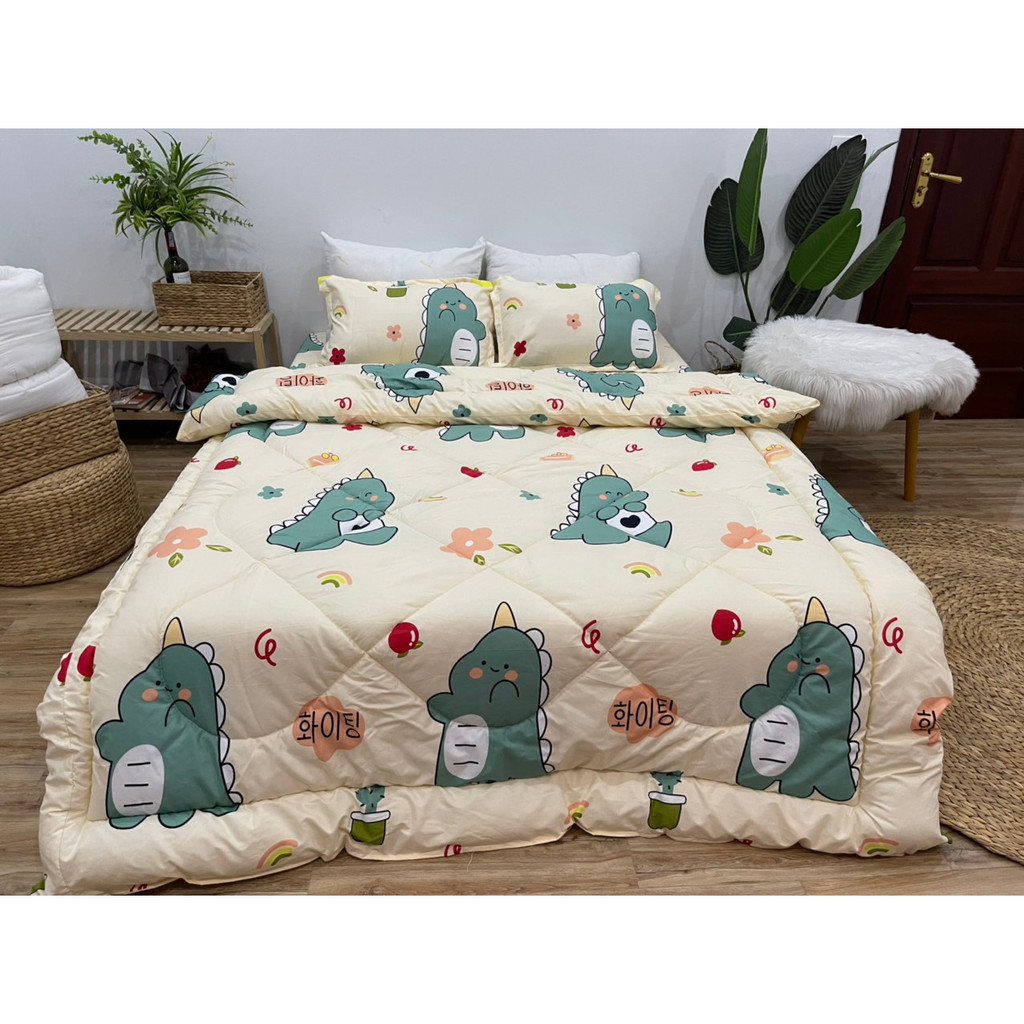 Bộ ga gối 3 món cotton poly 1m6x2m/ 1m8x2m/ 2m2x2m DULCETT