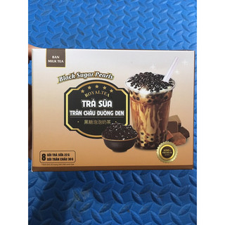 Trà sữa trân châu đường đen(gói lẻ 22gr dạng bột hoà tan+ trân châu 30gr)