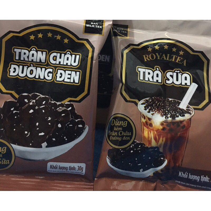 Trà sữa trân châu đường đen