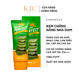 Kem Chống Nắng Nha Đam -FARMSTAY ALOEVERA PERFECT SUN CREAM