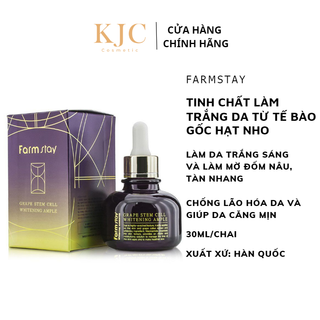 Tinh chất làm trắng da và chống lão hóa-FARMSTAY GRAPE STEM CELL WHITENING AMPLE