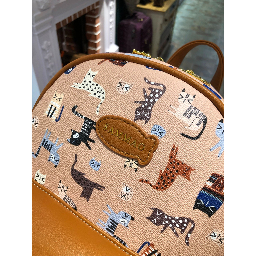 Balo Túi Xách Hàng Hiệu Nữ Thời Trang SAMMAO & CREAM BEAR Chính Hãng M1437-3