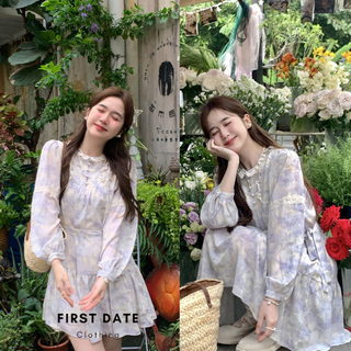 Váy hoa nhí đầm babydoll thiết kế nữ công chúa đi biển 52 Firstdateclothing