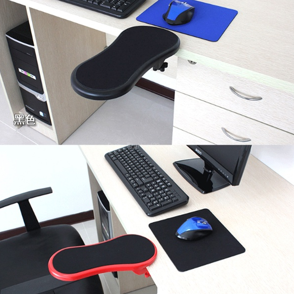 Giá đỡ kê cổ tay dùng chuột bàn phím đệm lót tay gắn bàn ghế văn phòng làm việc máy tính laptop chống đau mỏi tay gù lưn