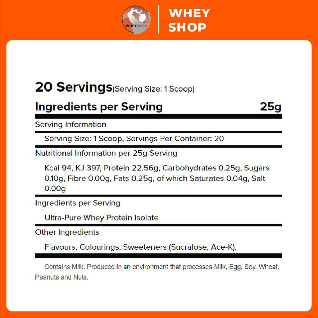 Sữa dinh dưỡng tăng cơ Warrior Fruity Clear Whey