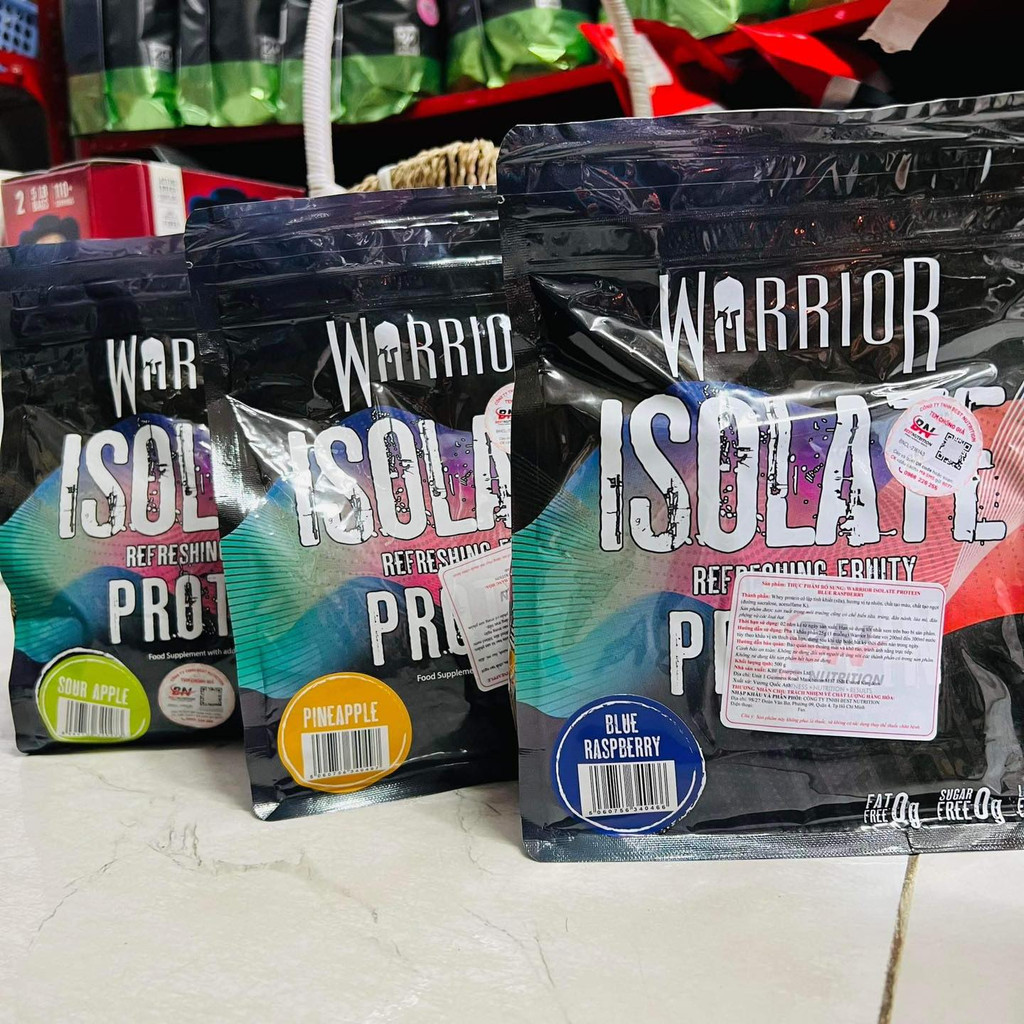 Sữa dinh dưỡng tăng cơ Warrior Fruity Clear Whey