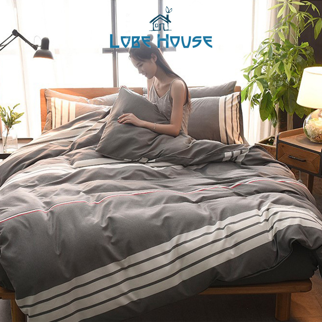 Bộ 5 Món Vỏ Chăn Ga Gối Cotton Poly 2
