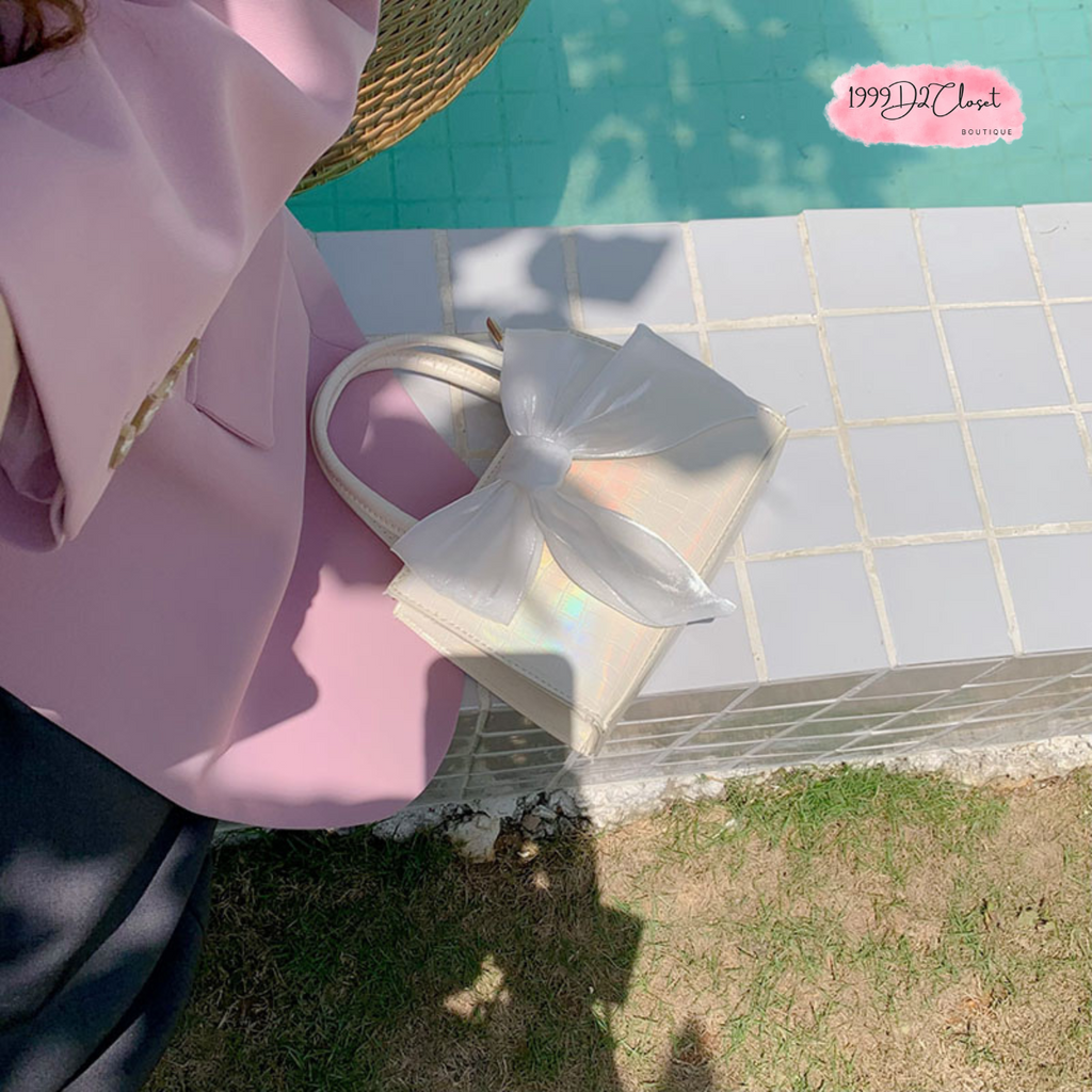 Túi Xách Đeo Chéo Nữ Phối Nơ Phong Cách Hàn Quốc Siêu Xinh D20