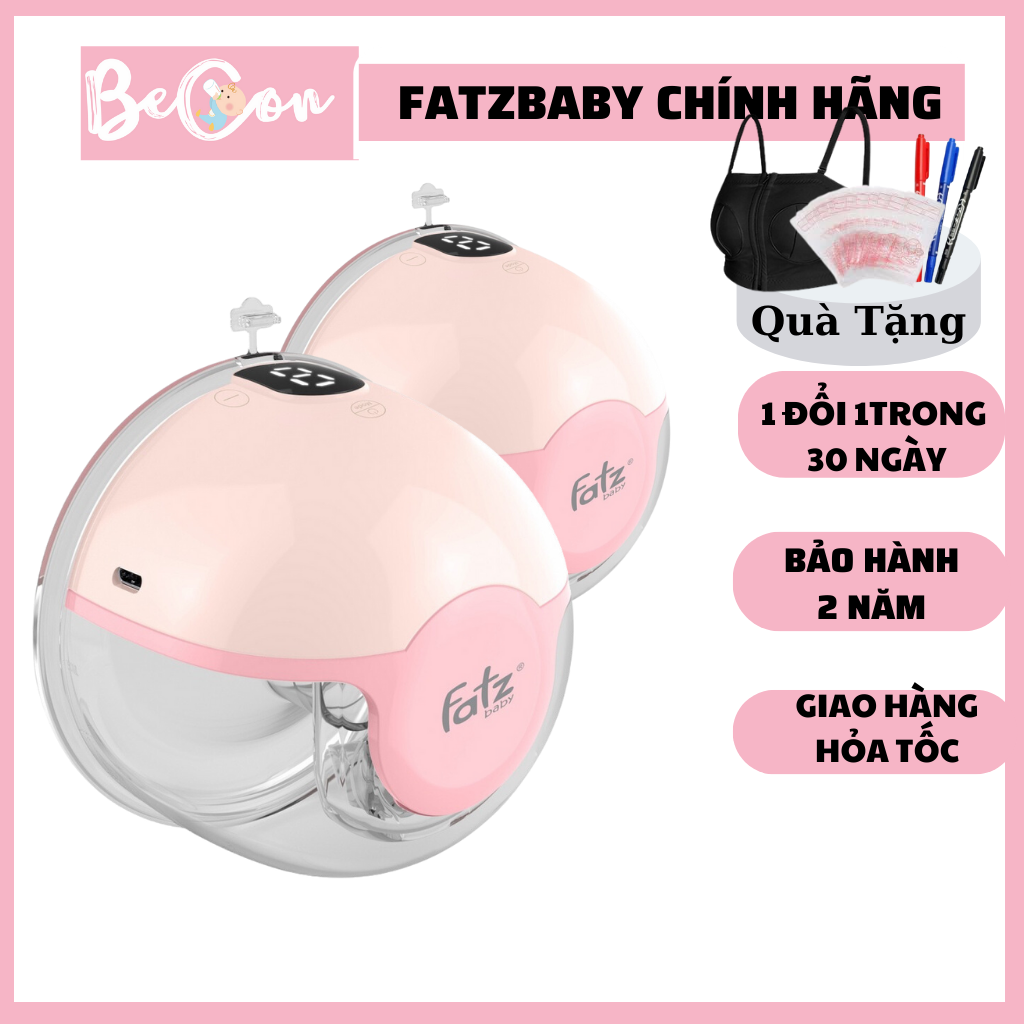 Máy hút sữa không dây fatz baby FREEMAX 1/FREEMAX 2, máy vắt sữa không dây hút mạnh, kiệt, máy rất gọn nhẹ
