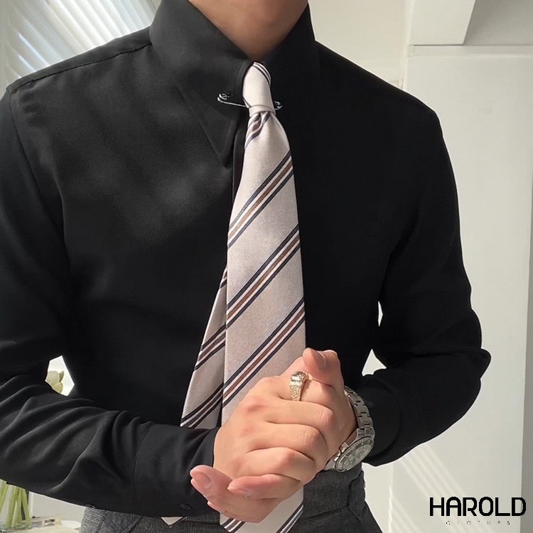 Áo sơ mi collar pin formal cao cấp