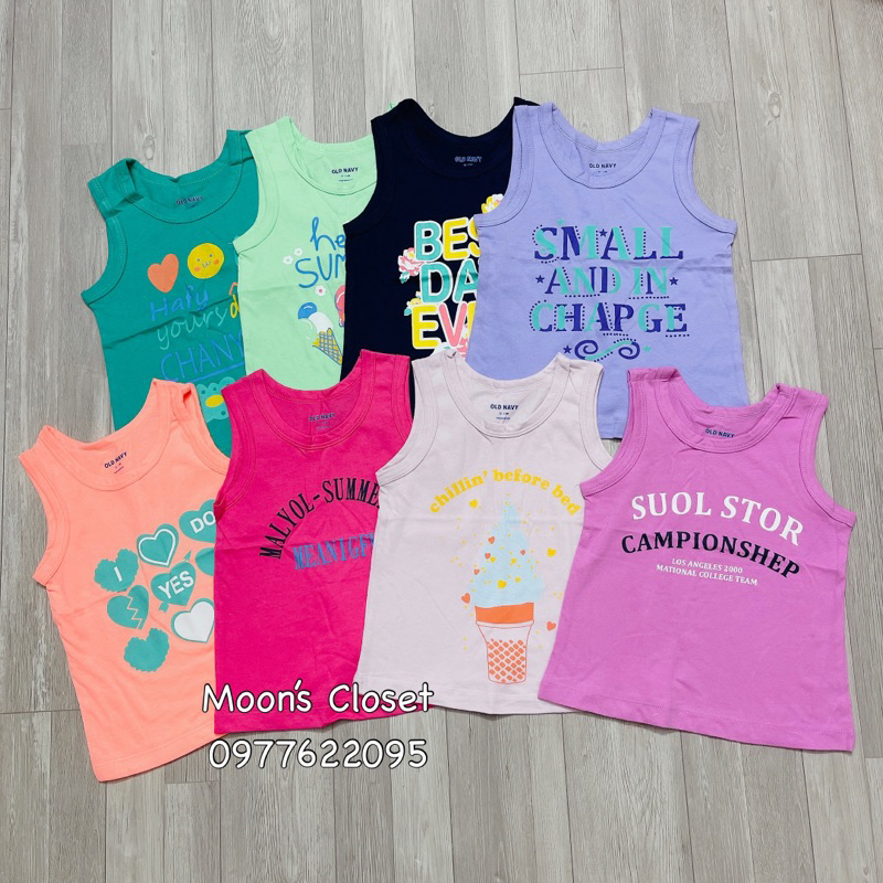 XD- Áo ba lỗ in hình size 12/18m-5y