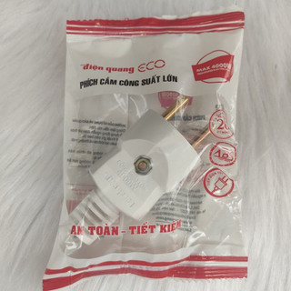 Phích Cắm Công Suất Lớn chịu tải chịu nhiệt Điện Quang Max 4000W 16A Phi 5 ( màu ngẫu nhiên)