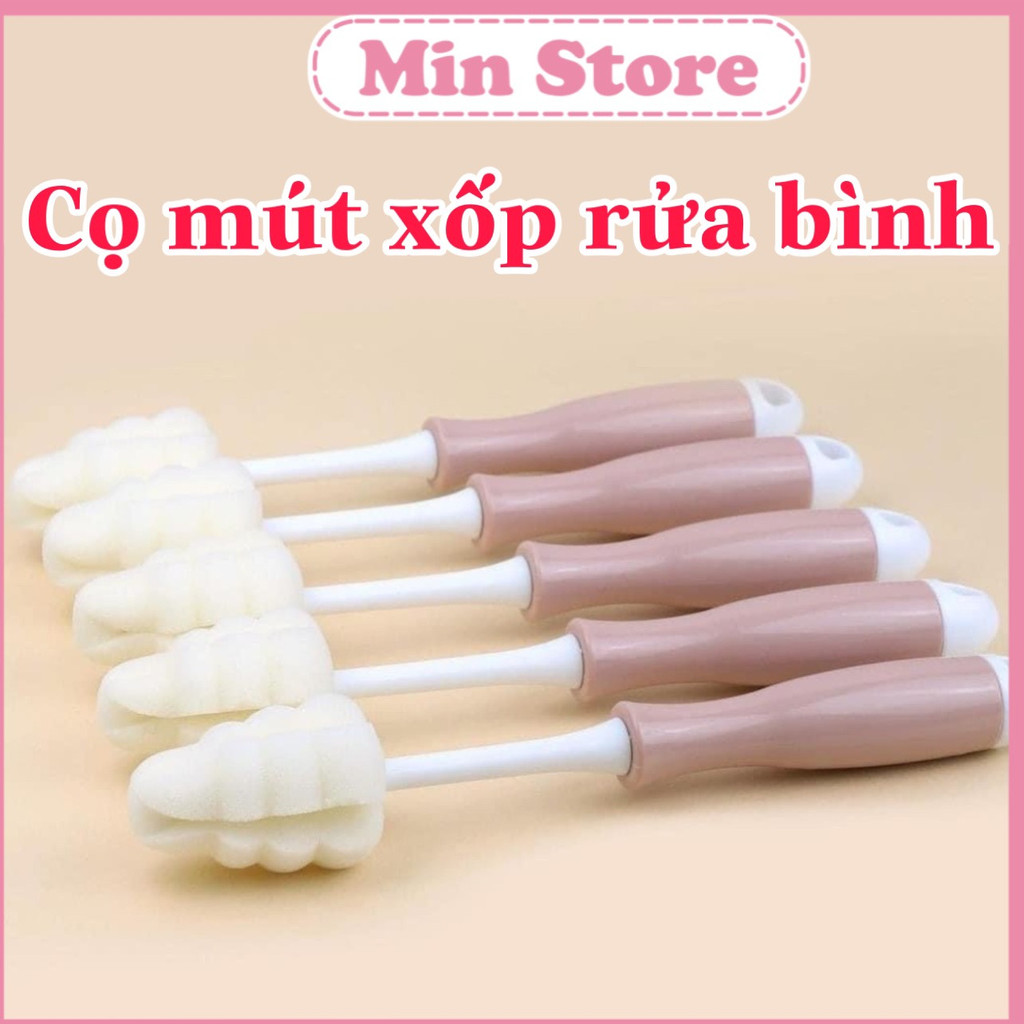 Cọ mút xốp Grosmimi chính hãng Hàn Quốc