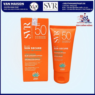 Kem chống nắng, kem lót svr sun secure blur spf 50+ dành cho mọi loại da 50ml