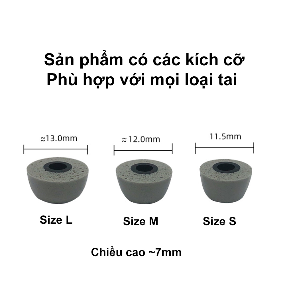 Núm tai nghe bọt biển đàn hồi Samsung Galaxy Buds 2 Pro/Galaxy Buds 2