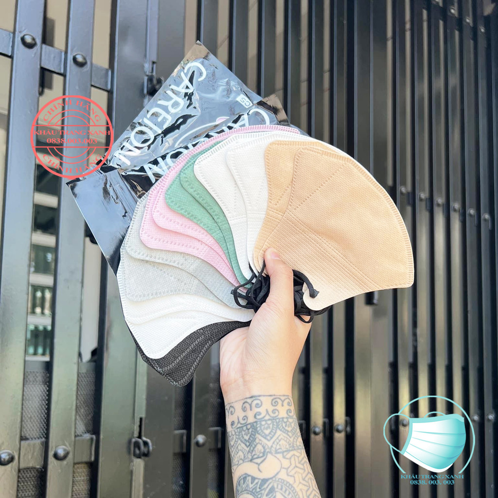 Khẩu Trang 5D MẦU THÁI LAN,5D MASK CAREION Kháng Khuẩn,nhiều Màu Lạ Siêu Đẹp-khautrangxanh