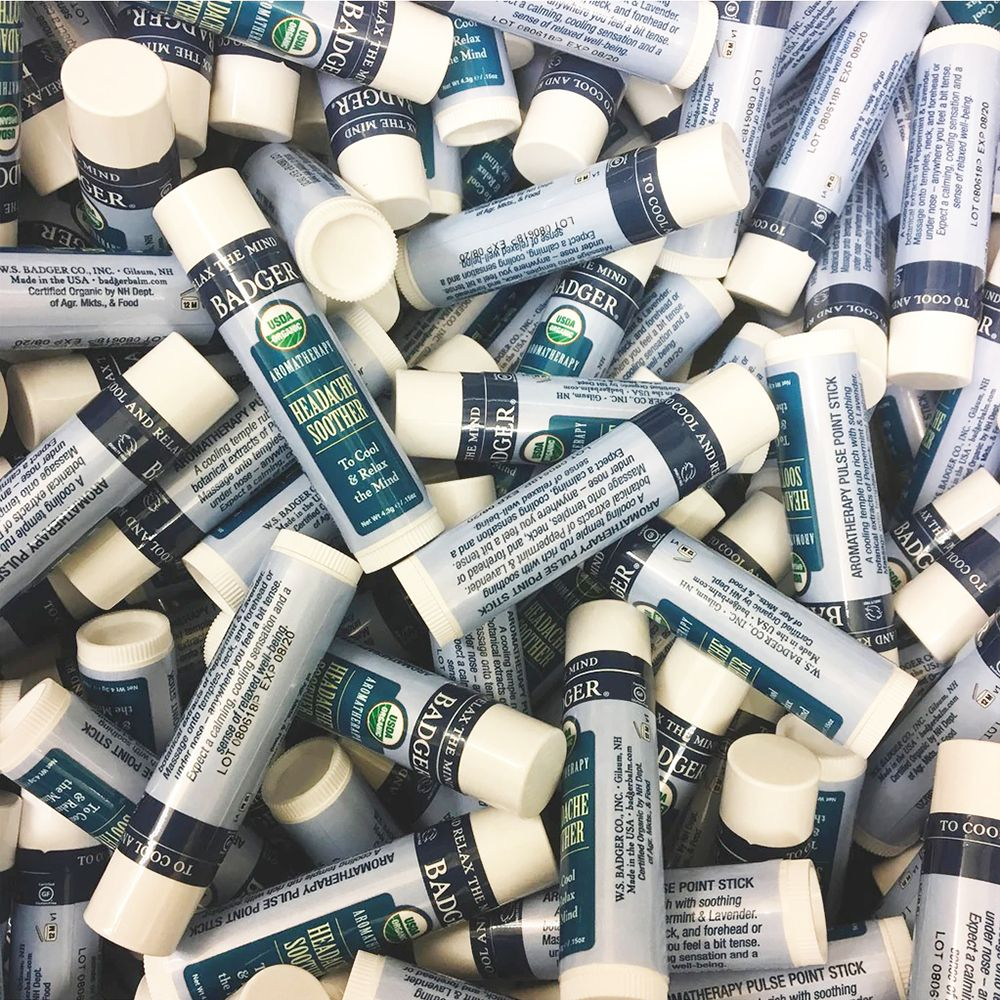 Sáp hữu cơ giảm đau đầu BADGER