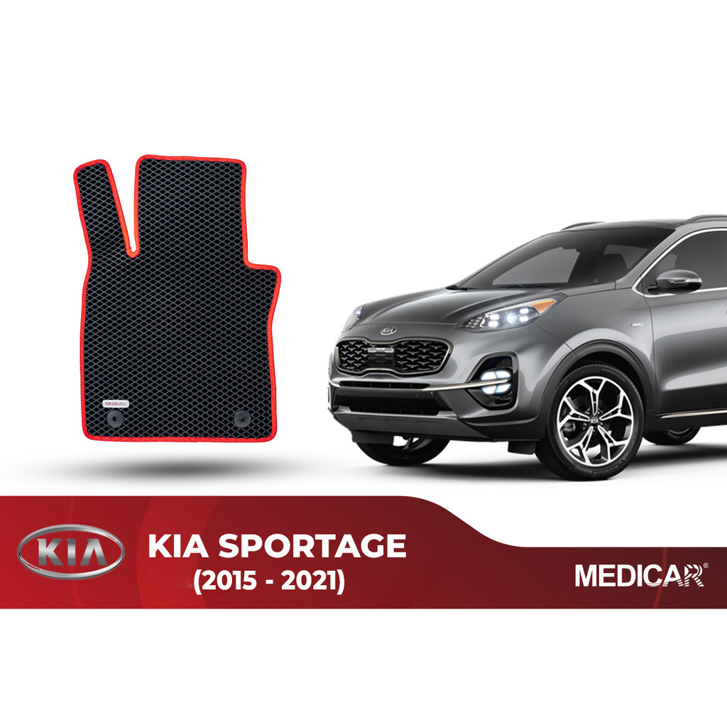 Thảm lót sàn ô tô Medicar xe KIA SPORTAGE (2022-nay) - chống nước, không mùi, ngăn bụi bẩn