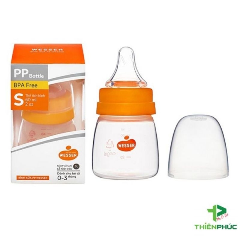 Bình sữa PP Wesser 60ml