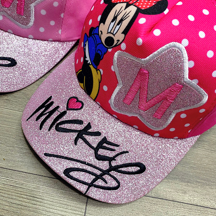 Nón kết mickey tông hồng siêu cute cho bé gái - NN47