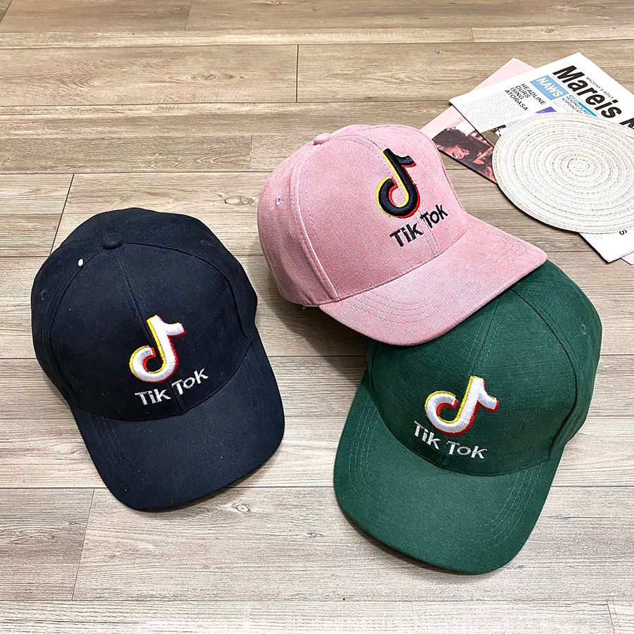 Mũ lưỡi trai unisex thêu logo phối chữ hottrend - NN53