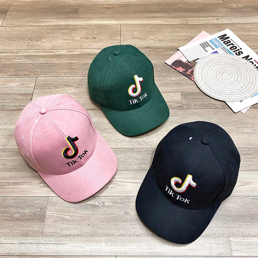 Mũ lưỡi trai unisex thêu logo phối chữ hottrend - NN53