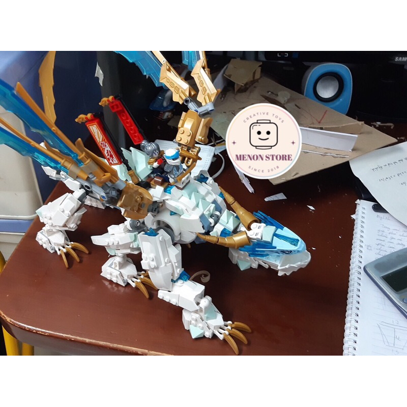 Đồ chơi lắp ráp Ninja Go 7106 67003 71786 Rồng băng của Zane - Xếp hình thông minh