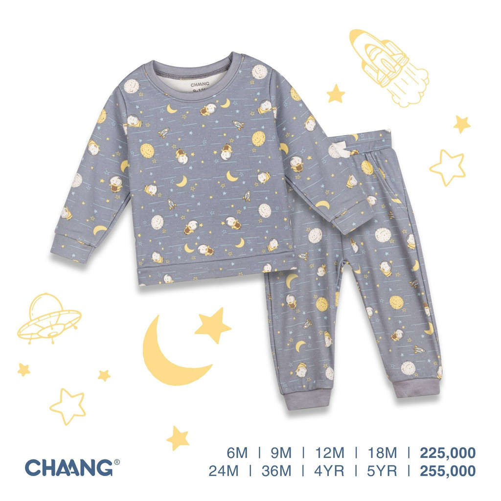 Bộ Dài Tay Cho Bé Cosmos CHAANG AW22D12