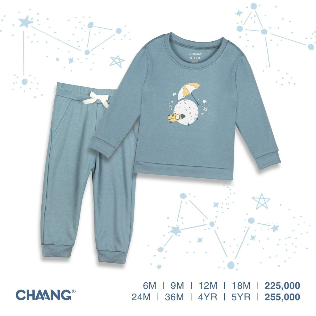 Bộ Dài Tay Cho Bé Cosmos CHAANG AW22D12