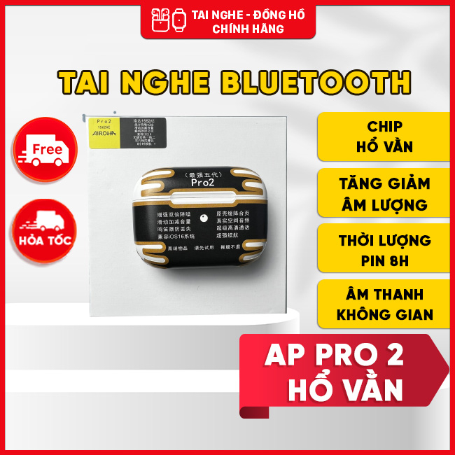 Tai Nghe Bluetooth Pro Gen 2 Louda 1562AE Âm Thanh Vòm - Cảm Biến Vuốt Đuôi Tai - Chống Ồn ANC- Xuyên Âm HD