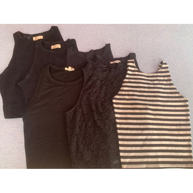 (Xả hàng tồn công ty new 100%) Combo 7 Croptop Xuất Xịn (XS-S-L)