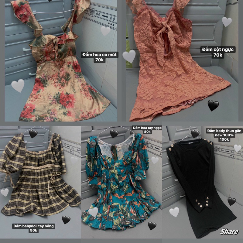 Đầm thanh lý, set bộ thanh lý giá rẻ