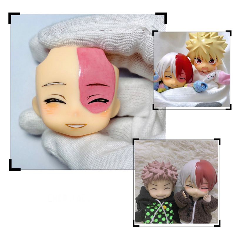 Mặt Shoto cười mỉm