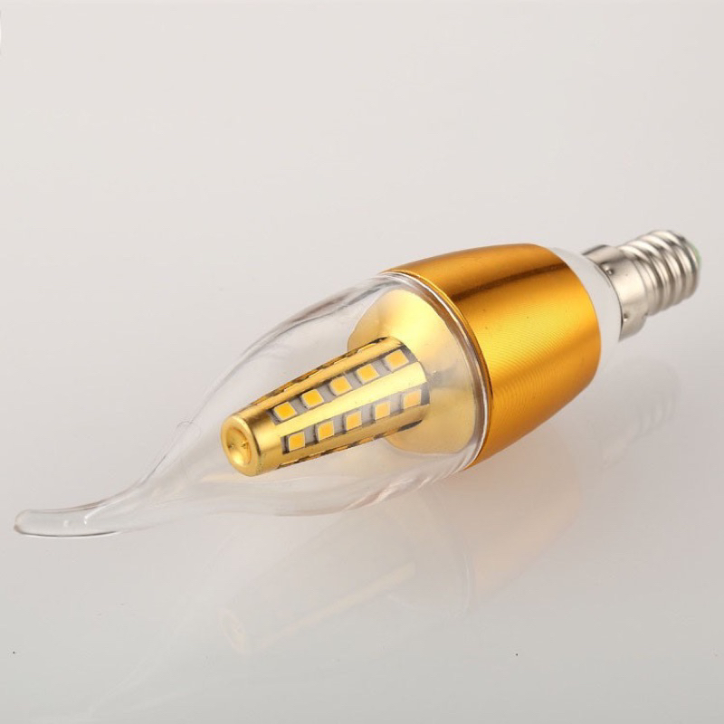 Bóng đèn led nến đui e27,e14(5w)