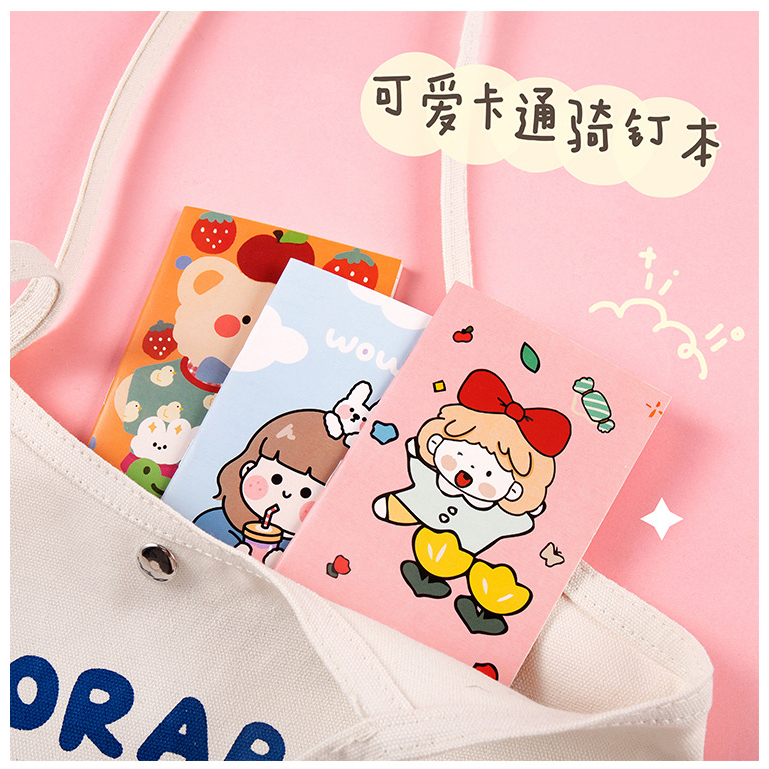 Sổ tay ghi chép a7 siêu cute 32 trang văn phòng phẩm Hikoma - sổ tay mini học sinh đồ dùng học tập giá rẻ