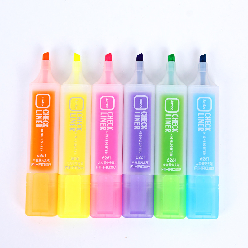 Bút highlight pastel văn phòng phẩm Hikoma - bút dạ quang cao cấp - bút đánh dấu highlight