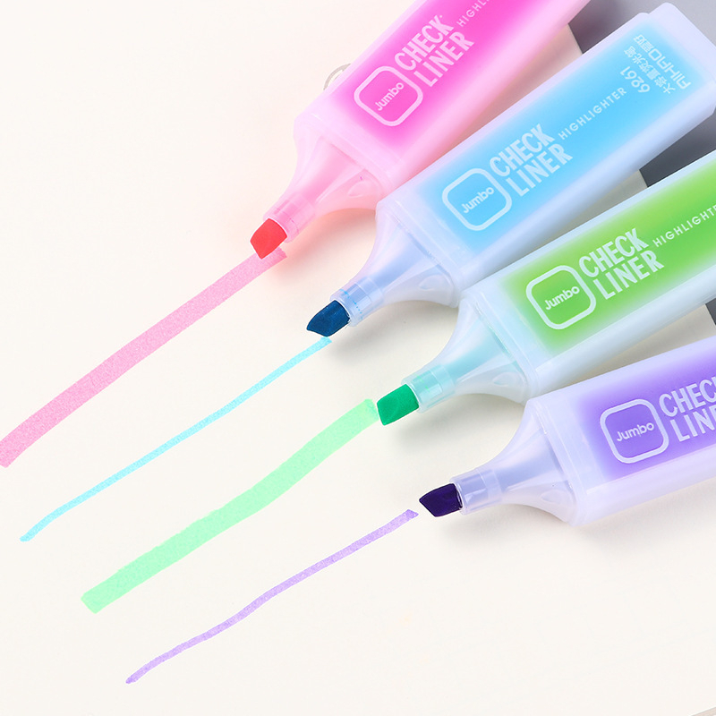 Bút highlight pastel văn phòng phẩm Hikoma - bút dạ quang cao cấp - bút đánh dấu highlight