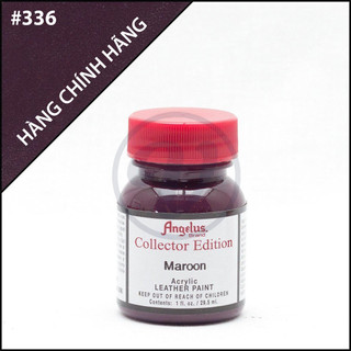 Maroon 336 - màu angelus leather paint collector edition vẽ da, vải, custom giày 29.5ml