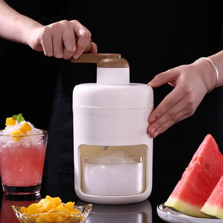 Máy bào đá mini gia dụng máy nghiền đá viên hình nón tuyết máy nghiền đá thủ công cầm tay máy hủy đá viên sinh tố đồ,