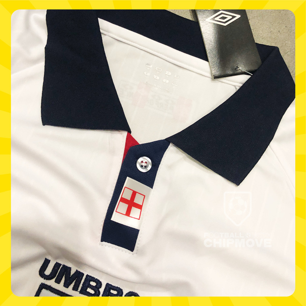 Bộ áo bóng đá thái lan Anh trắng 98 classic cap cấ[