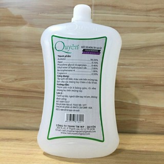 Nước rửa móng tay cao cấp Quyên 1000ml