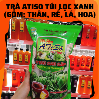TRÀ ATISO TÚI LỌC XANH (gồm: thân, rể, lá, hoa) - 100 túi lọc
