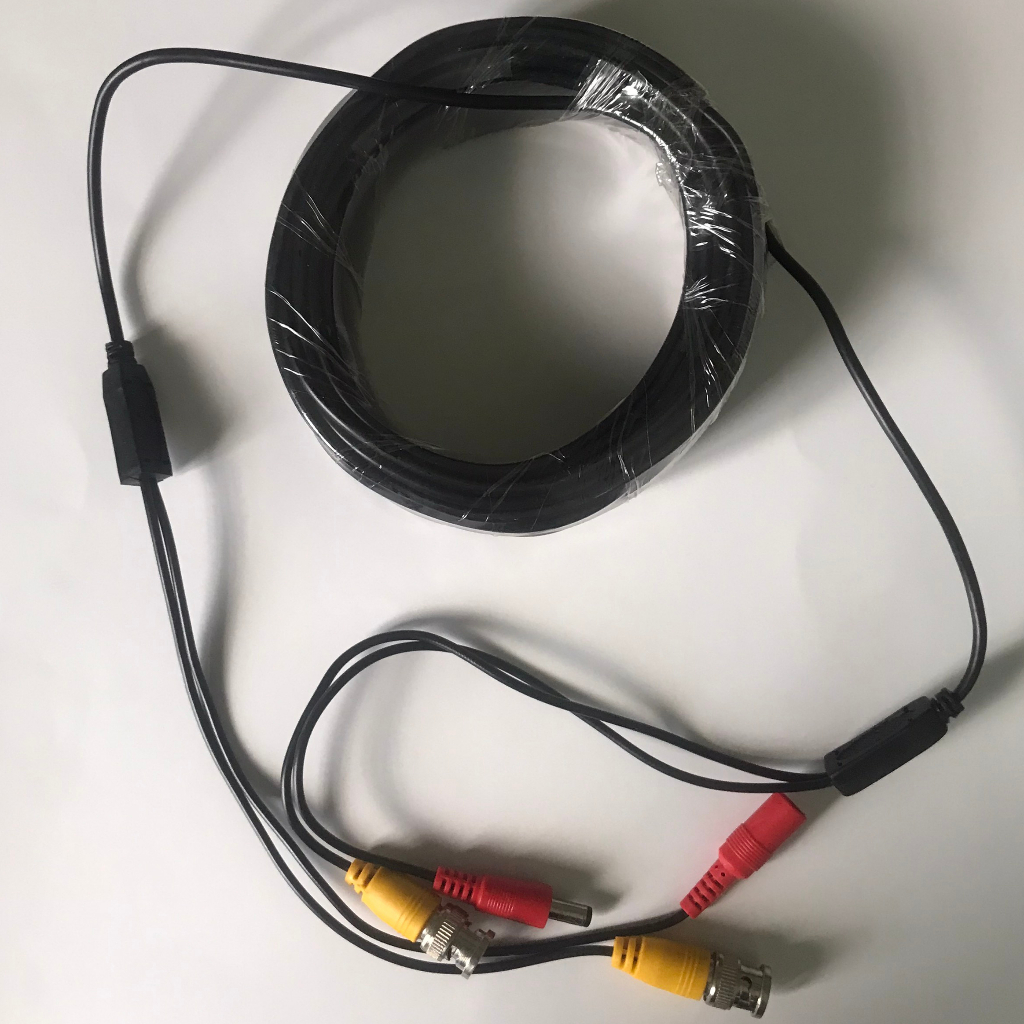 Cáp 20M CÓ Jack BNC Và Jack Nguồn Cho Camera