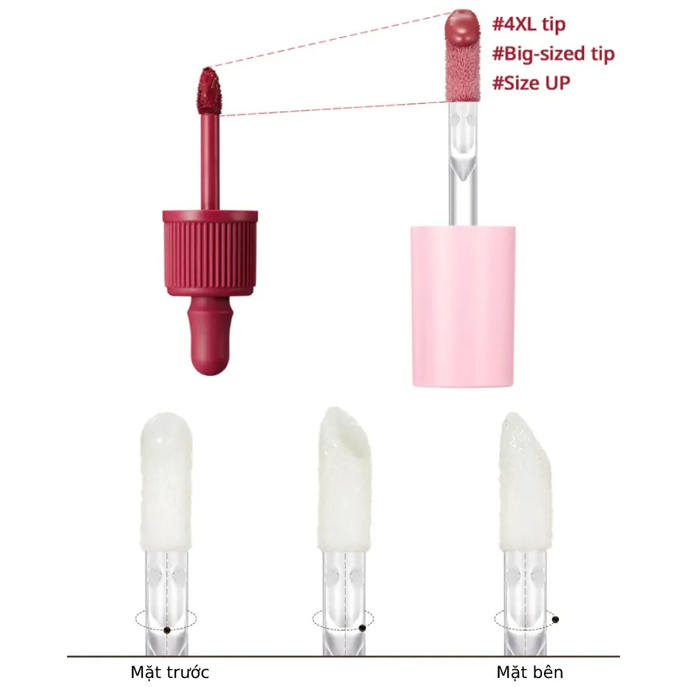 Son Bóng Tráng Men Peripera Ink Glasting Lip Gloss 4.5ml