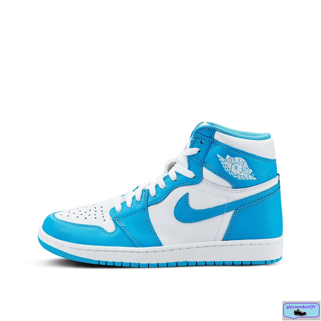 Giày Jordan 1 Retro High UNC, Giày cao cổ xanh dương cực chất cho nam nữ