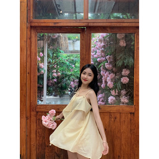 SUNNY - Set váy dây hè tặng kèm quần