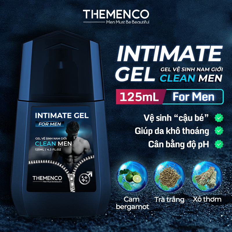 Dung Dịch Vệ Sinh Dành Riêng Cho Nam Giới Themenco Intimate Gel For Men 125ml