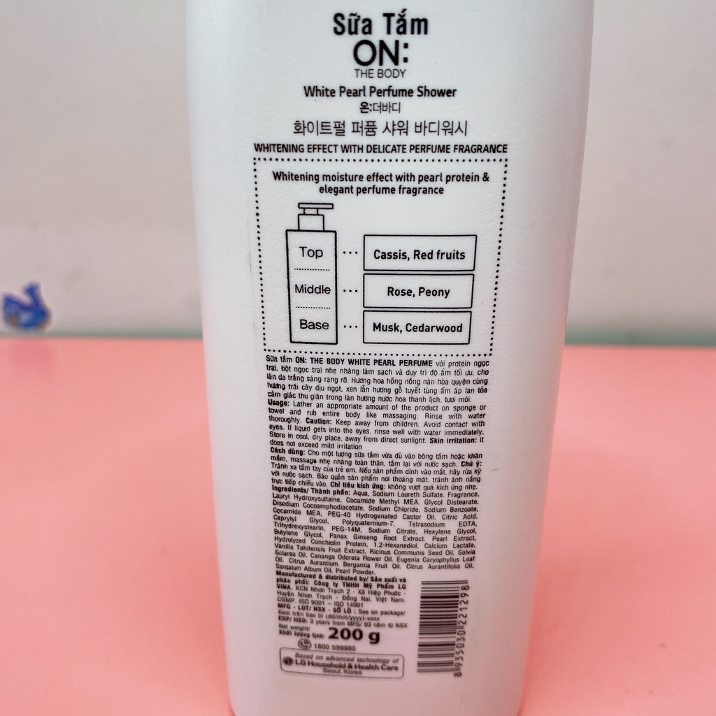 Sữa tắm On The Body 200g